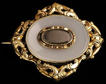 Victorian Hair Mourning Jewelry