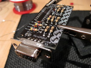 An electronic mother board for a computer