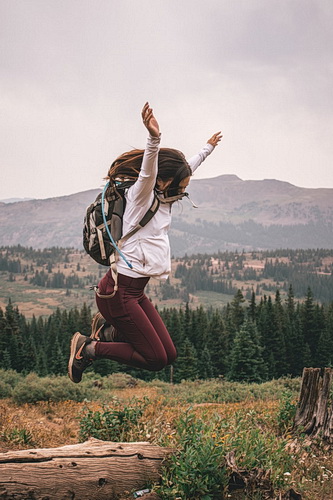 Girl Jumping