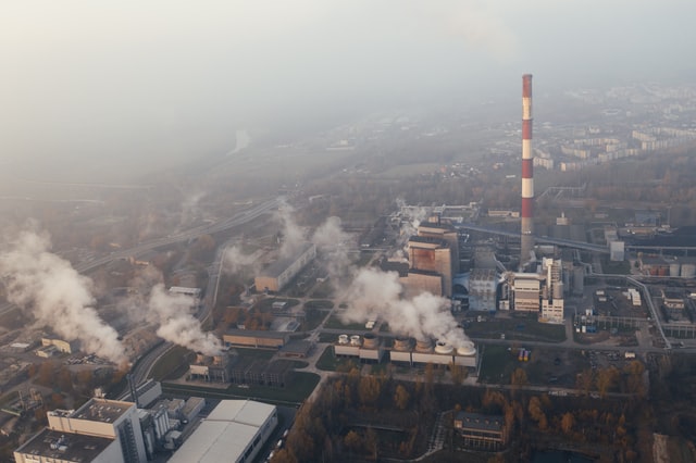 Smokestack showing air pollution
