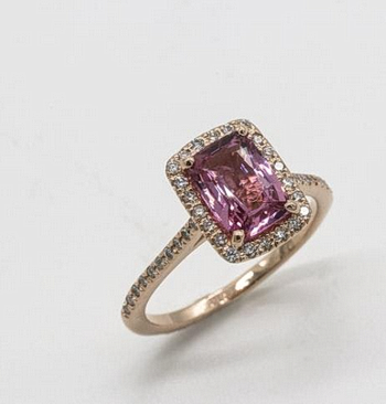 Colored Diamond Ring