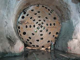 Tunnel Boring Machine Gotthard Base Tunnel tunnel