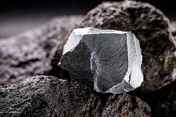 Iron ore in rock form
