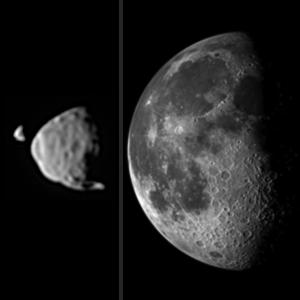 Mras moons as seen from Mars