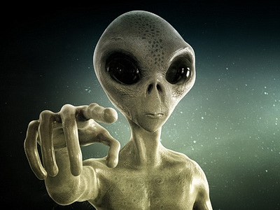 Illustration of an extraterrestrial