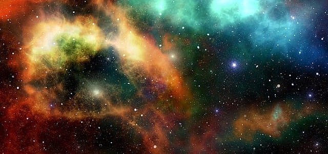 Photo of a nebula