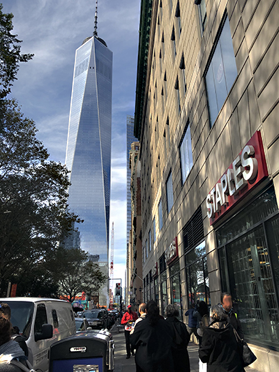One World Trade Center - Freedom Tower photographed from Broadway