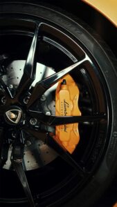 Phot of a car breaking system